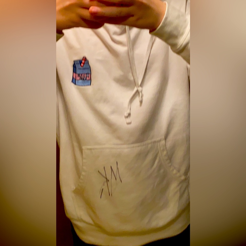 milk man hoodie (plague blvd) Large signed by MkUltra